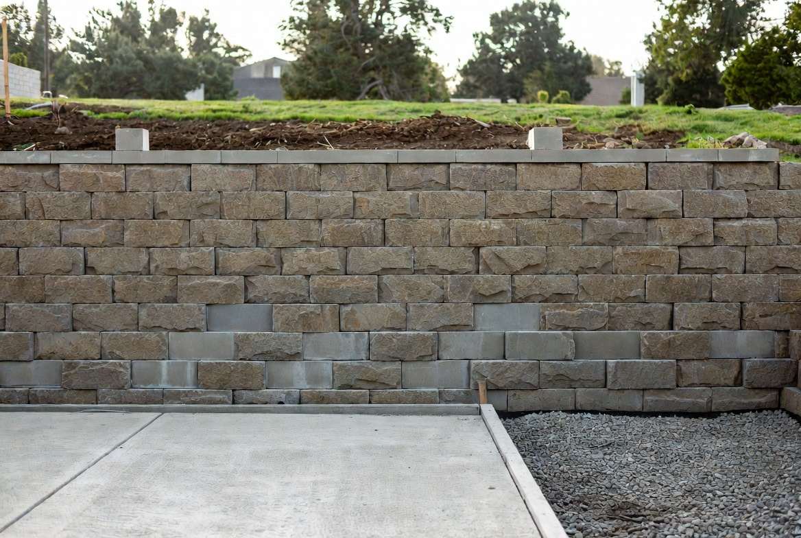 RETAINING WALLS & STRUCTURAL FLATWORK