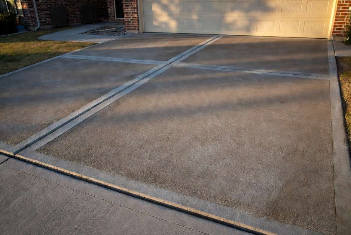 Main heading (all caps) DRIVEWAYS & APRONS NORTHERN VIRGINIA